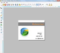 Business Card Maker Software Screenshot