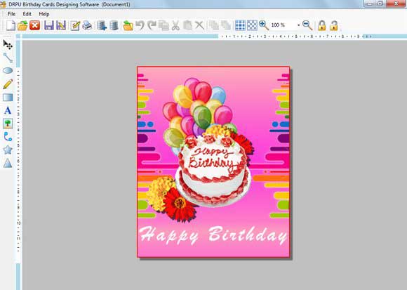Birthday Card Designing screen shot