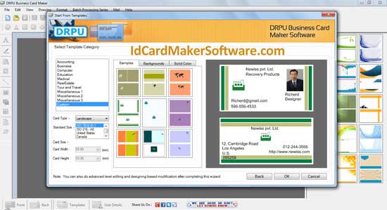 Windows 10 Business Cards Creator Software full