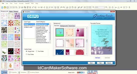 Greeting Card Tool screenshot