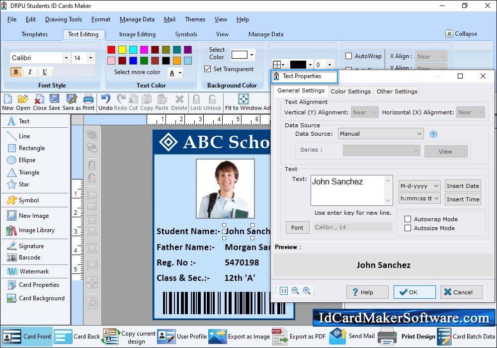 Student ID Cards Maker Software