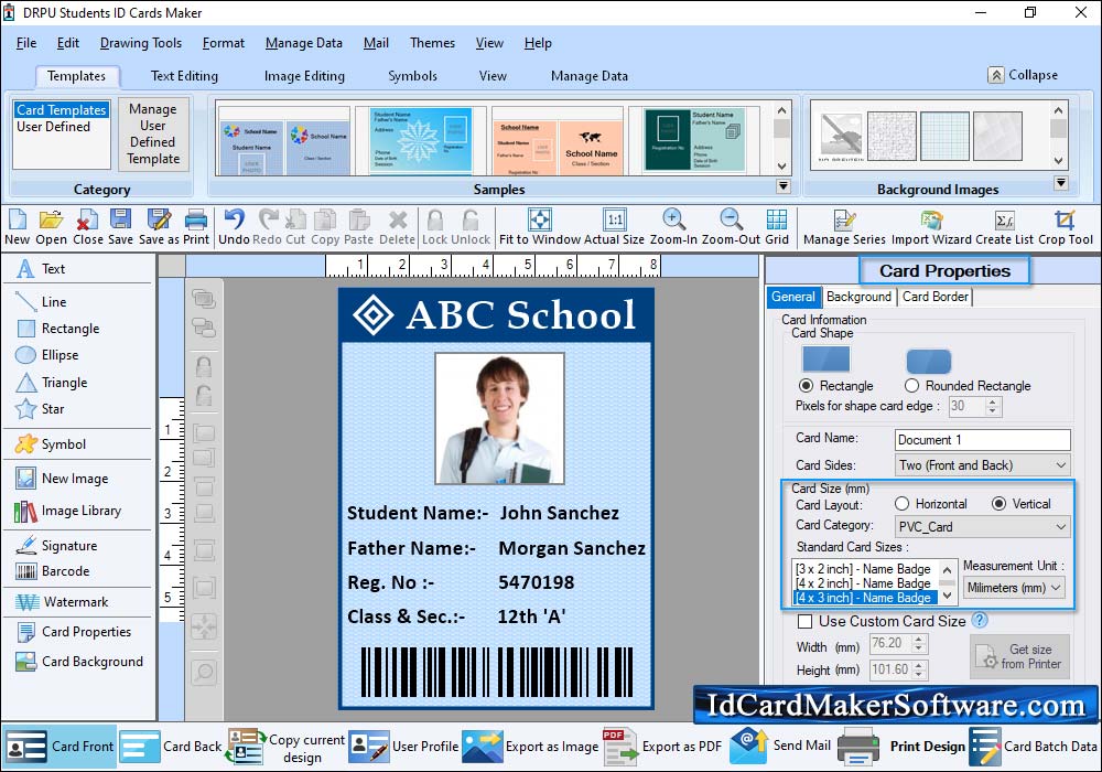 Designed ID Card