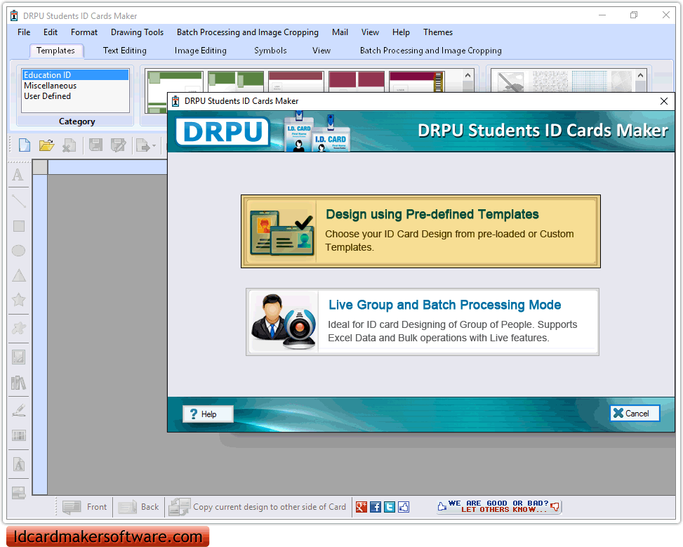 school id card maker software free