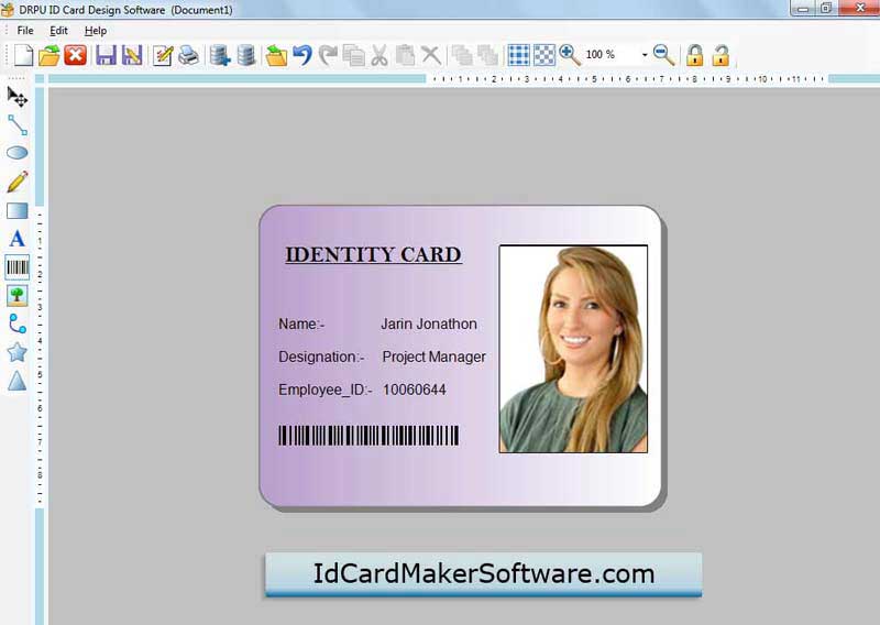 Windows 7 ID Card Maker Software 8.3.0.1 full
